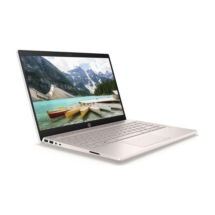 Refurbished HP Pavilion 14-ce3511na Core i5-1035G1 8GB 32GB Intel Optane 512GB SSD 14 Inch Windows 10 S Laptop in White and Rose Gold