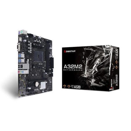 Refurbished Biostar AMD A32M2 A320 DDR4 mATX Motherboard