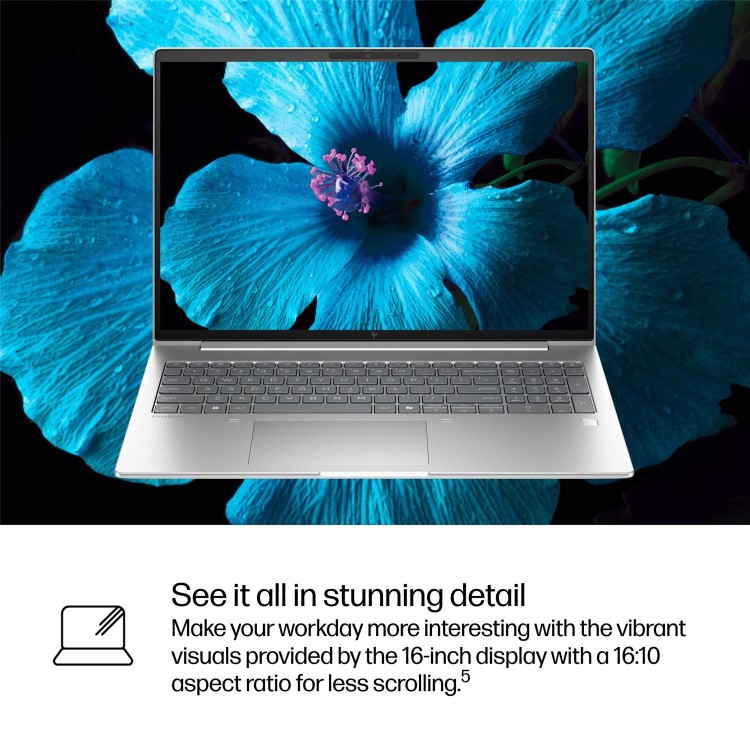 HP EliteBook 6 G1i AI Intel Core Ultra 5 24GB RAM 512GB SSD 16 Inch Windows 11 Pro Laptop