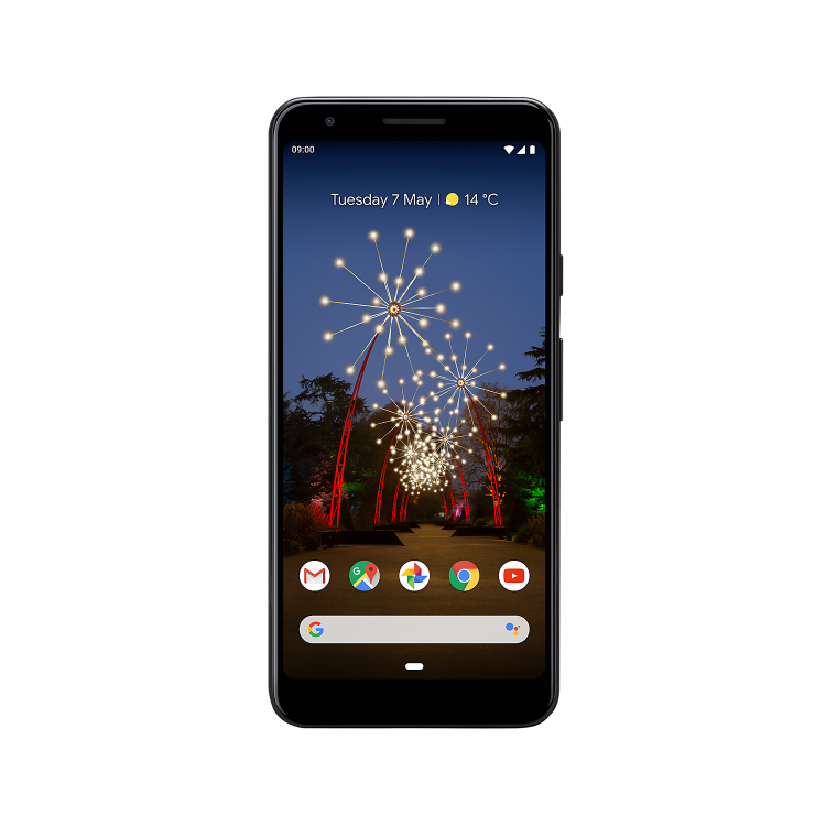 Refurbished Google Pixel 3a XL Just Black 6" 64GB 4G Unlocked & SIM Free Smartphone