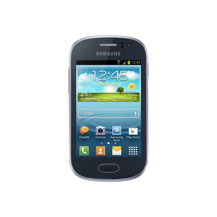 Grade B Samsung S6810 Galaxy Fame NFC Blue Sim Free Mobile Phone