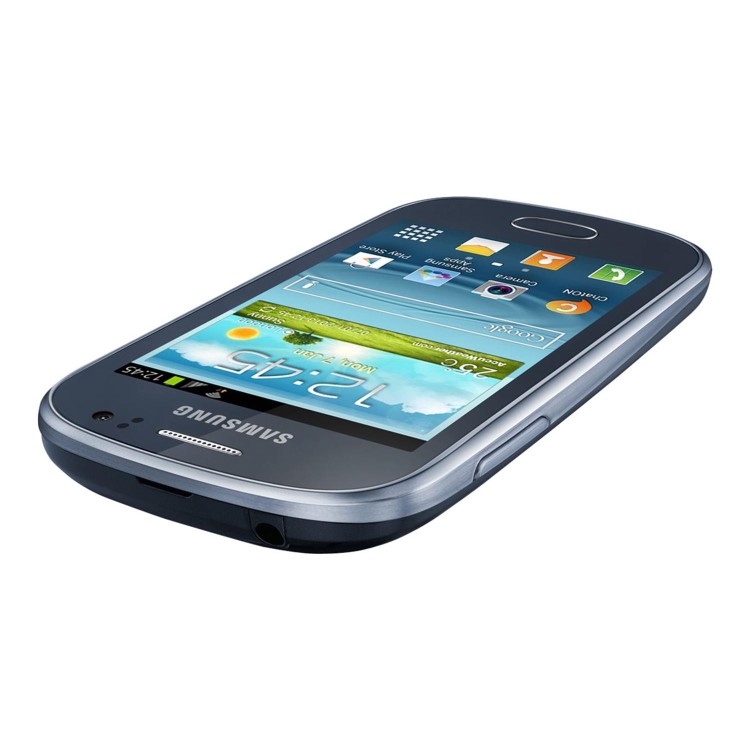 Grade B Samsung S6810 Galaxy Fame NFC Blue Sim Free Mobile Phone