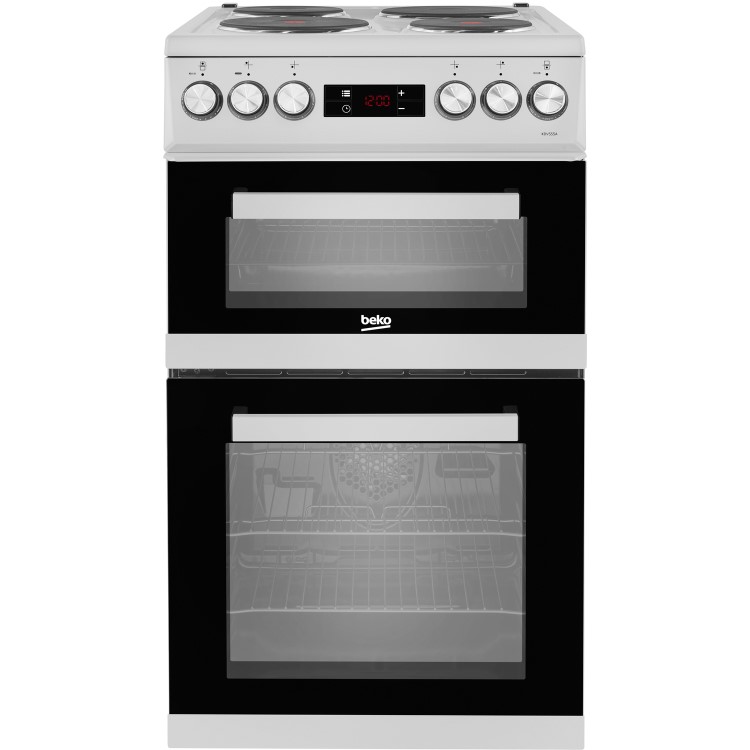 Refurbished Beko KDV555AS 50cm 4 Zone Electric Cooker