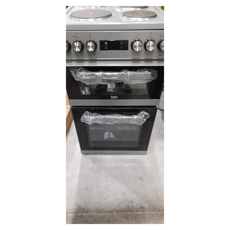 Refurbished Beko KDV555AS 50cm 4 Zone Electric Cooker