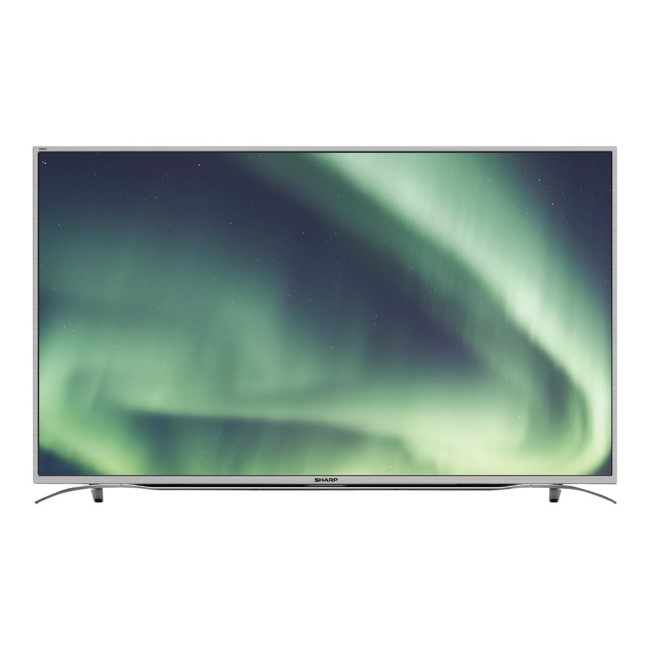 Refurbished Sharp LC-55CUG8362KS Aquos Series 55'' 4K Ultra HD with HDR LED Freeview HD Smart TV without Stand