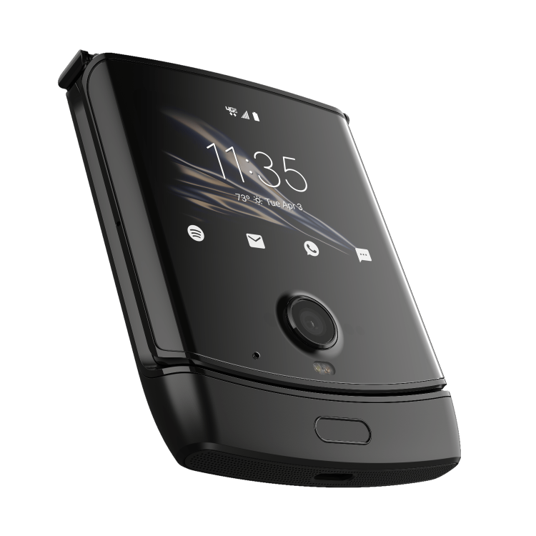 GRADE A1 - Motorola Moto Razr Noir Black 6.2" 128GB 4G EE E-SIM Only