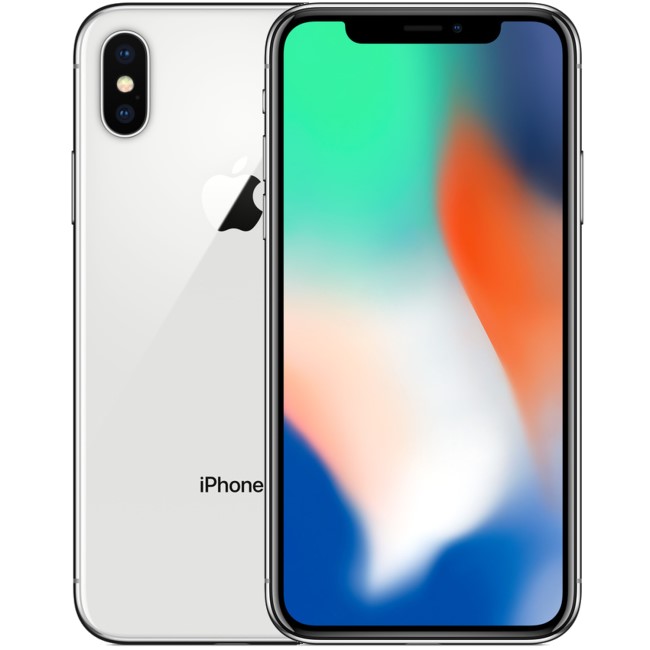 Refurbished Apple iPhone X Silver 5.8" 64GB 4G Unlocked & SIM Free Smartphone