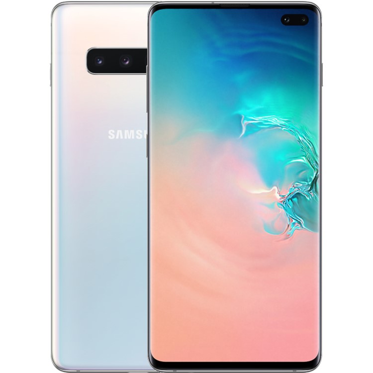 Refurbished Samsung Galaxy S10 Plus Prism White 6.4" 128GB 4G Dual SIM Unlocked & SIM Free Smartphone