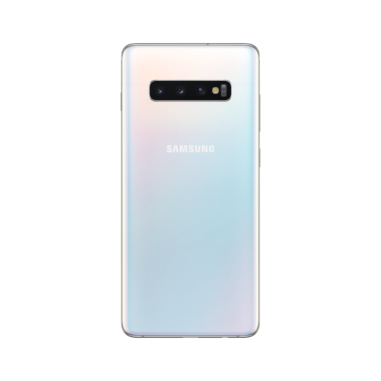Refurbished Samsung Galaxy S10 Plus Prism White 6.4" 128GB 4G Dual SIM Unlocked & SIM Free Smartphone
