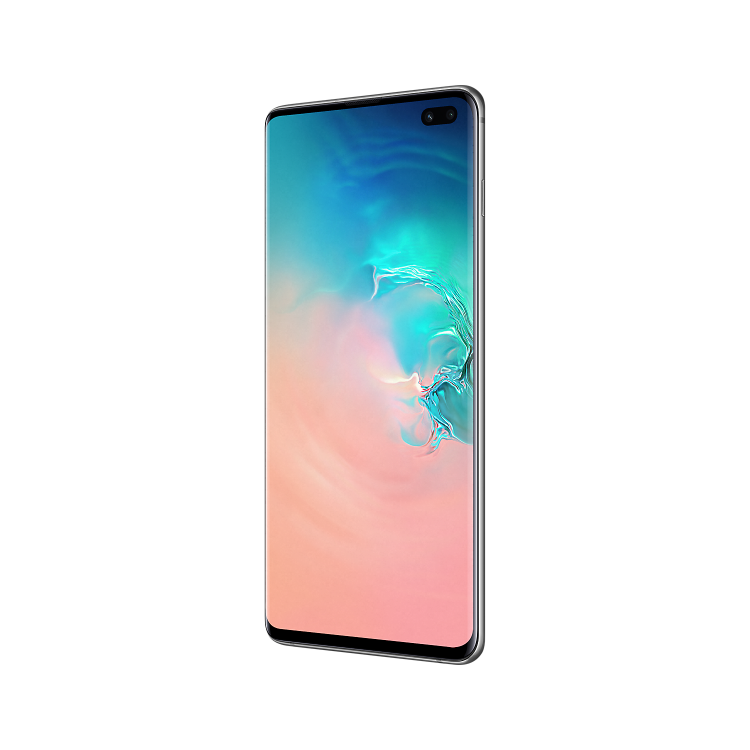 Refurbished Samsung Galaxy S10 Plus Prism White 6.4" 128GB 4G Dual SIM Unlocked & SIM Free Smartphone