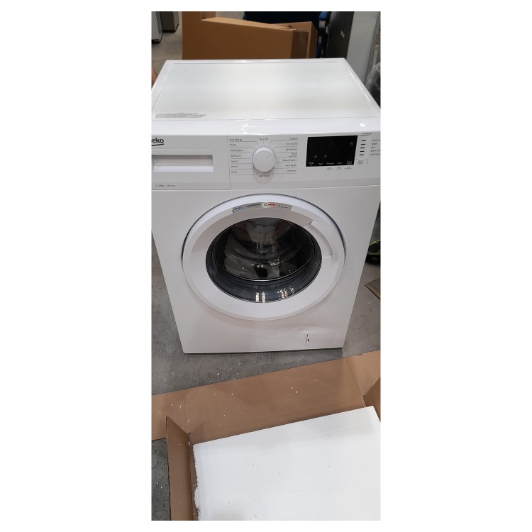 Refurbished Beko WTK104121W Freestanding 10KG 1400 Spin Washing Machine