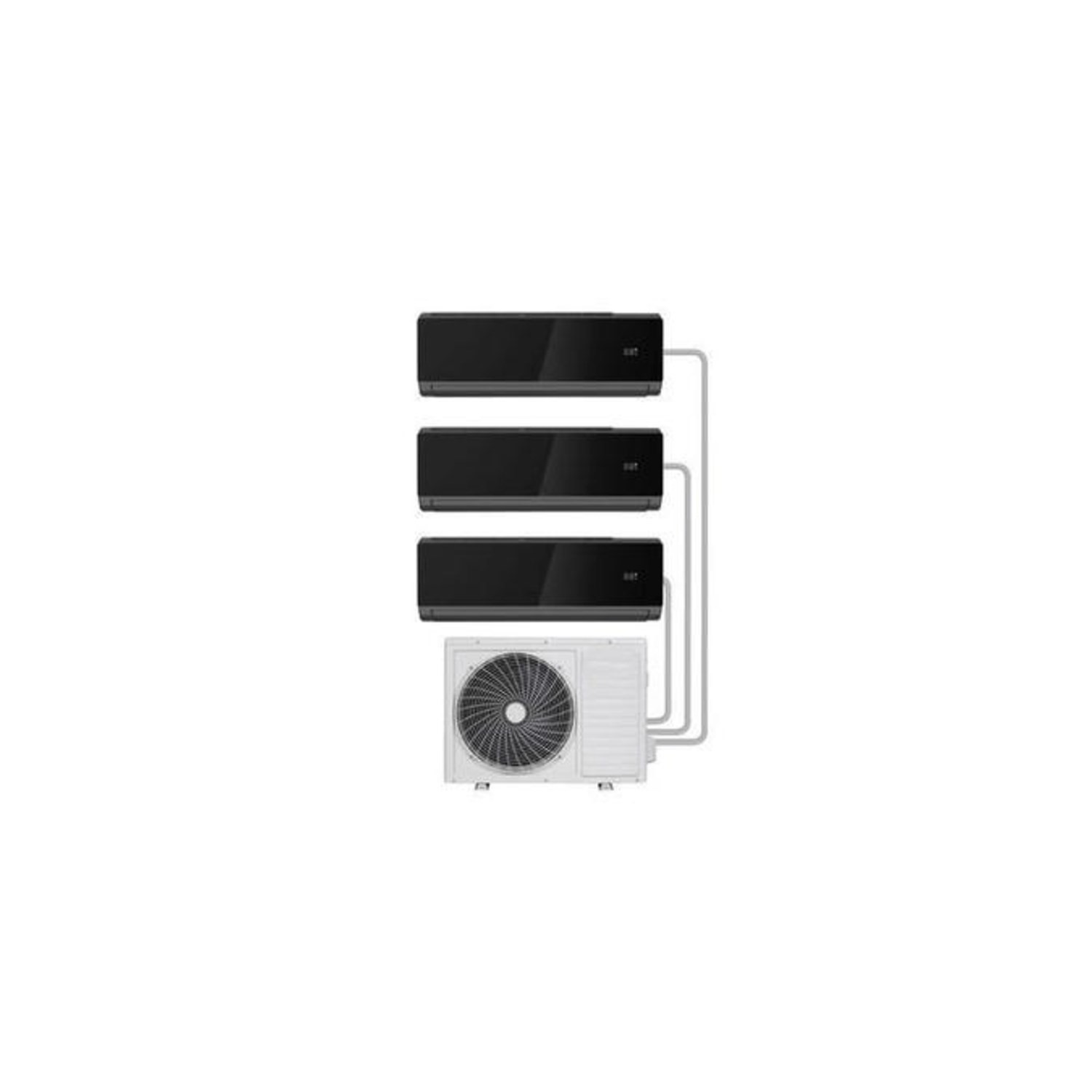 Iqool electriQ Iqool Multi-Split 3 x 9000 BTU Smart Wall Mounted Heat Pump ...