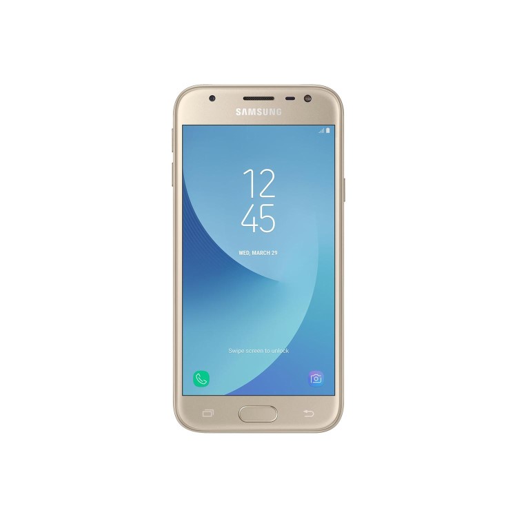 Grade C Samsung Galaxy J3 2017 Gold 5" 16GB 4G Unlocked & SIM Free