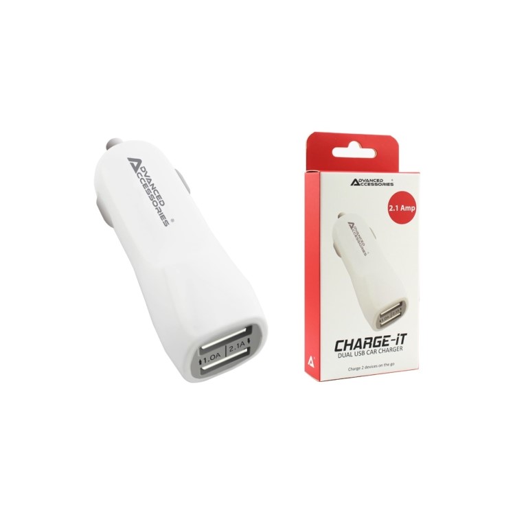 Advanced Accessories Essential Mains + Car Charger Bundle - Lightning