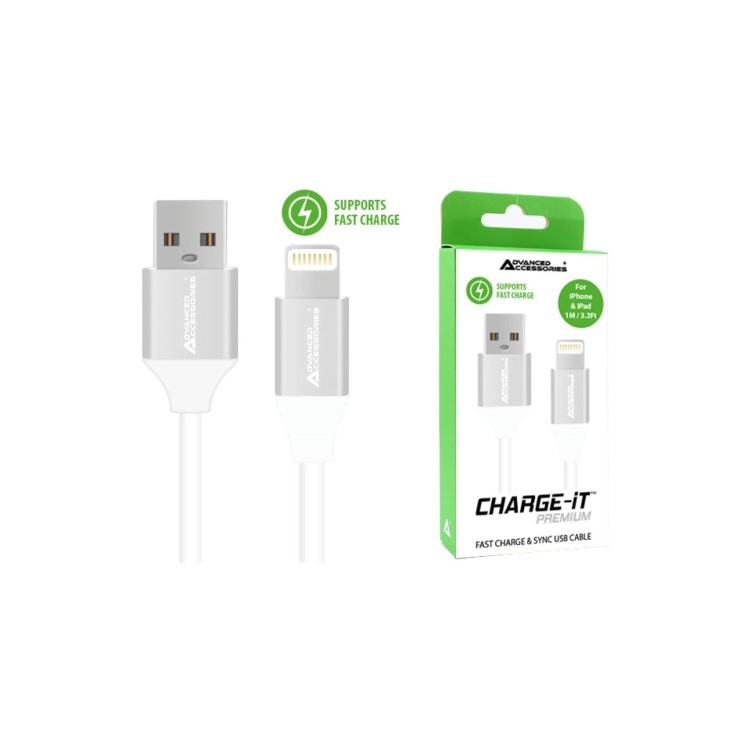 Advanced Accessories Essential Mains + Car Charger Bundle - Lightning