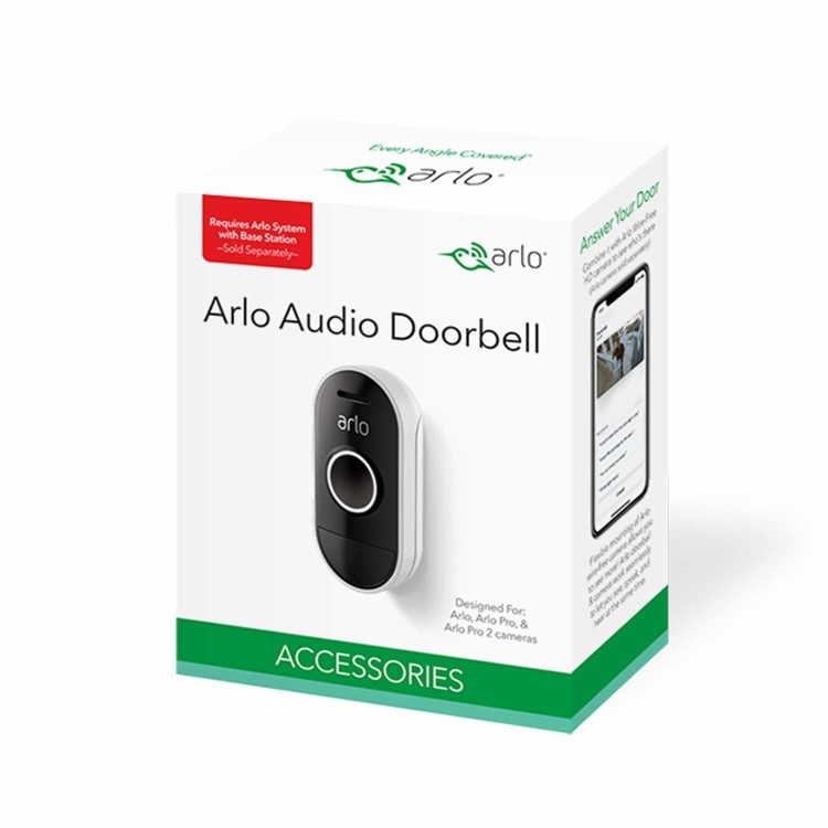 GRADE A2 - Arlo Audio Doorbell - Black & White