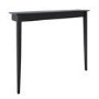 Small & Narrow Black Wall Mounted Console Table - Ava