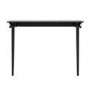 Small & Narrow Black Wall Mounted Console Table - Ava