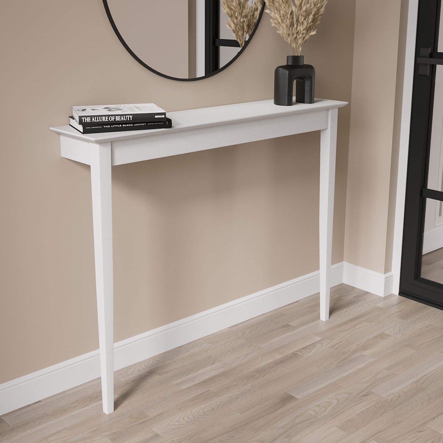 Narrow Radiator Table ALMOST PERFECT - Ava White Narrow Radiator Console - Page 1 ...