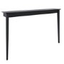 Large & Narrow Black Wall Mounted Console Table - Ava