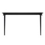 Large & Narrow Black Wall Mounted Console Table - Ava