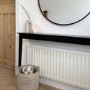 Large & Narrow Black Wall Mounted Console Table - Ava