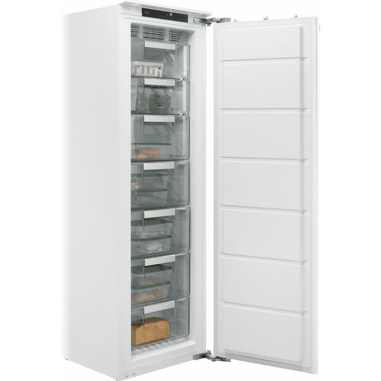 Refurbished AEG ABB818F6NC Integrated 204 Litre Freezer White