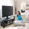 Alphason ABRD1100-BK Ambri Black TV Cabinet - Up To 50 Inch