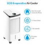 GRADE A1 - electriQ Slimline ECO Evaporative Humidifier with built-in Air Purifier and Cooling function