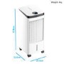 GRADE A1 - electriQ Slimline ECO Evaporative Humidifier with built-in Air Purifier and Cooling function