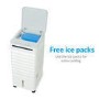 Refurbished electriQ Slimline 6L ECO Air Cooler with Built-In Air Purifier and Humidifier - 2 Free Ice Packs