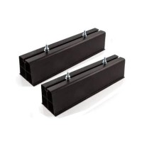 Refurbished ACBFS450PB  Floor Stand Base Set of 2 in black for Air Conditioner Unit / Heat Pump up to 140 kg PVC 450mm length