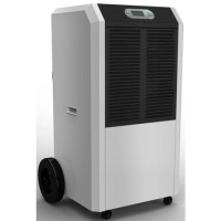 GRADE A1 - Amcor 90 litre per day Commercial Dehumidifier on Large wheels with digital humidistat and uplift pump