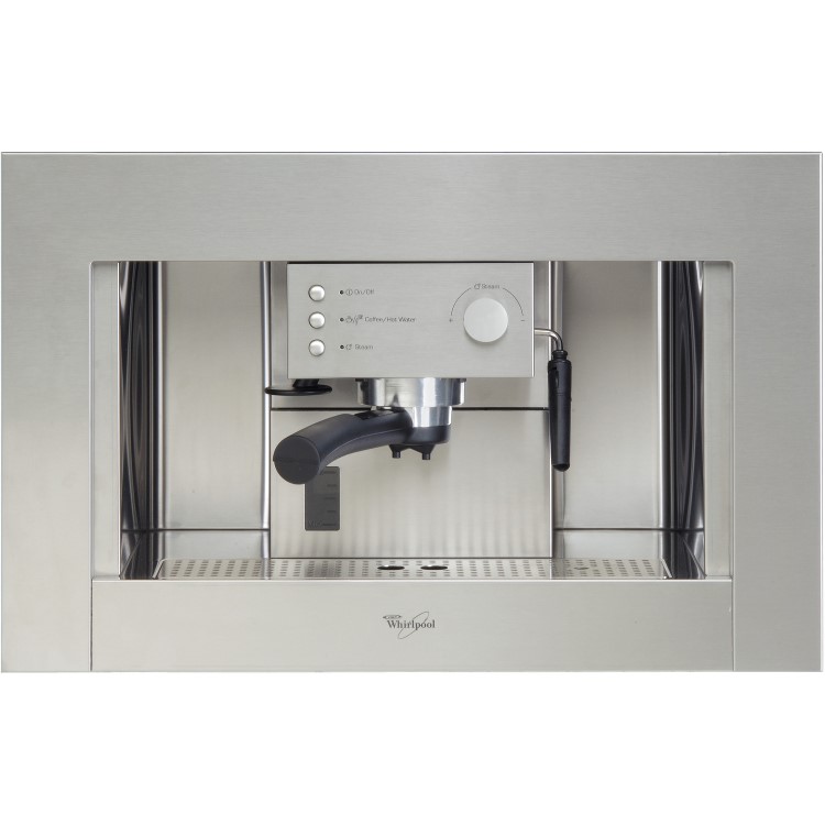 Whirlpool ACE010IX Built-In Coffee Machine - Stainless Steel