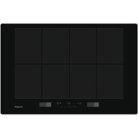 Refurbished Hotpoint ACP778CBA 77cm 8 Zone Induction Hob