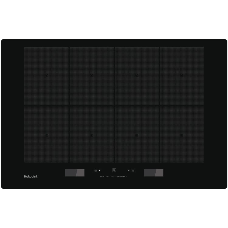 Refurbished Hotpoint ACP778CBA 77cm 8 Zone Induction Hob