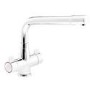 Abode Turina Quarter Turn Mixer Tap - Chrome