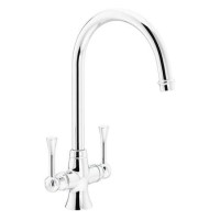 Abode Gatsby Dual Lever Mixer Tap - Chrome Abode Gatsby Dual Lever Mixer Tap - Chrome