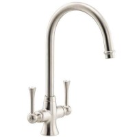 ALMOST PERFECT - Abode Gatsby Dual Lever Mixer Tap - Brushed Nickel