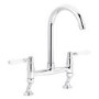 Abode Keswick Bridge Traditional Mixer Tap - Chrome