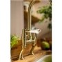 Abode Keswick Bridge Traditional Mixer Tap - Brushed Brass