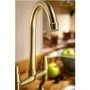 Abode Keswick Bridge Traditional Mixer Tap - Brushed Brass