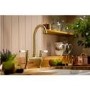 Abode Keswick Bridge Traditional Mixer Tap - Brushed Brass