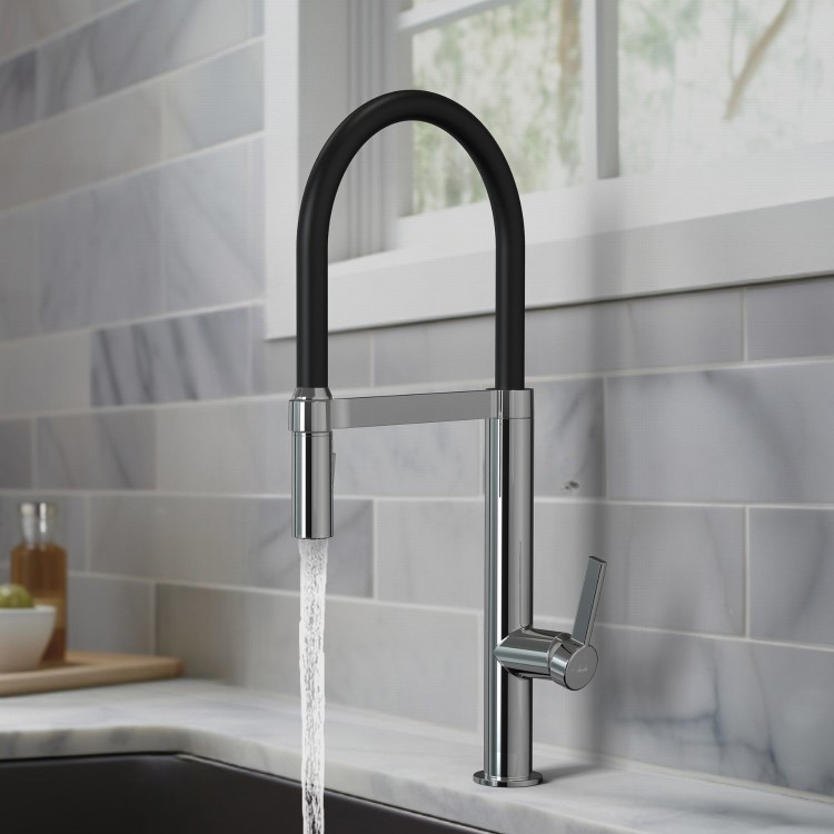 Abode Carbon Professional Spray Single Lever Mixer Tap - Chrome