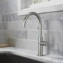 Abode Carbon Single Lever Mixer Tap - Brushed Nickel