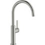 Abode Carbon Single Lever Mixer Tap - Brushed Nickel