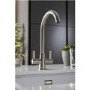 Abode Enstyle Dual Lever Mixer Tap - Brushed Nickel