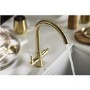 Abode Enstyle Dual Lever Mixer Tap - Brushed Brass