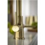 Abode Enstyle Dual Lever Mixer Tap - Brushed Brass