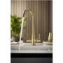 Abode Enstyle Dual Lever Mixer Tap - Brushed Brass